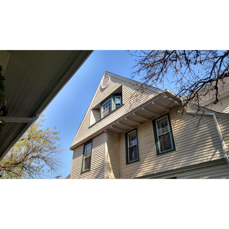 Round Functional Louvre Gable Vent, 24" H x 24" W