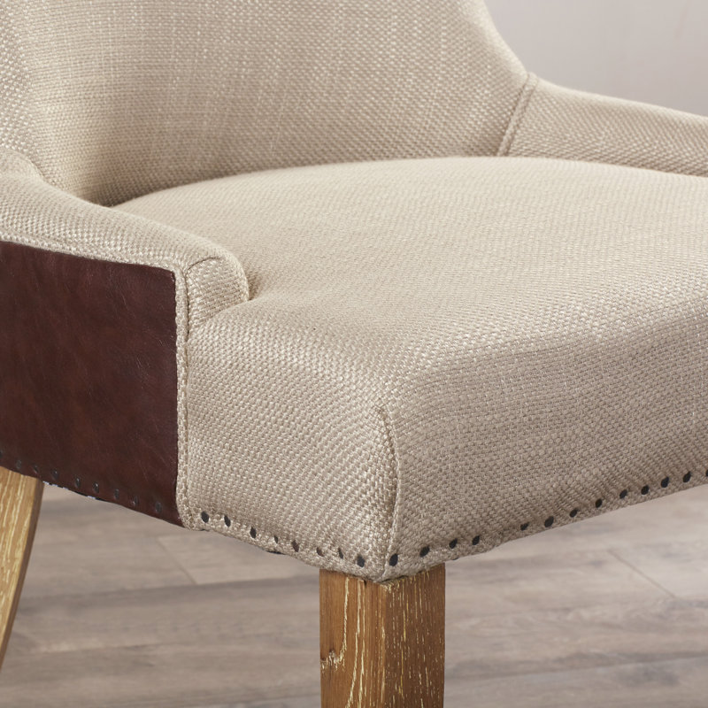 Chaise d'appoint rembourrée Abby
