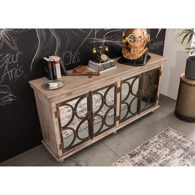 183cm Solid Wood Sideboard, Brown