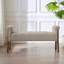 Banc rembourré en mélange de polyester Lovice-1488132110