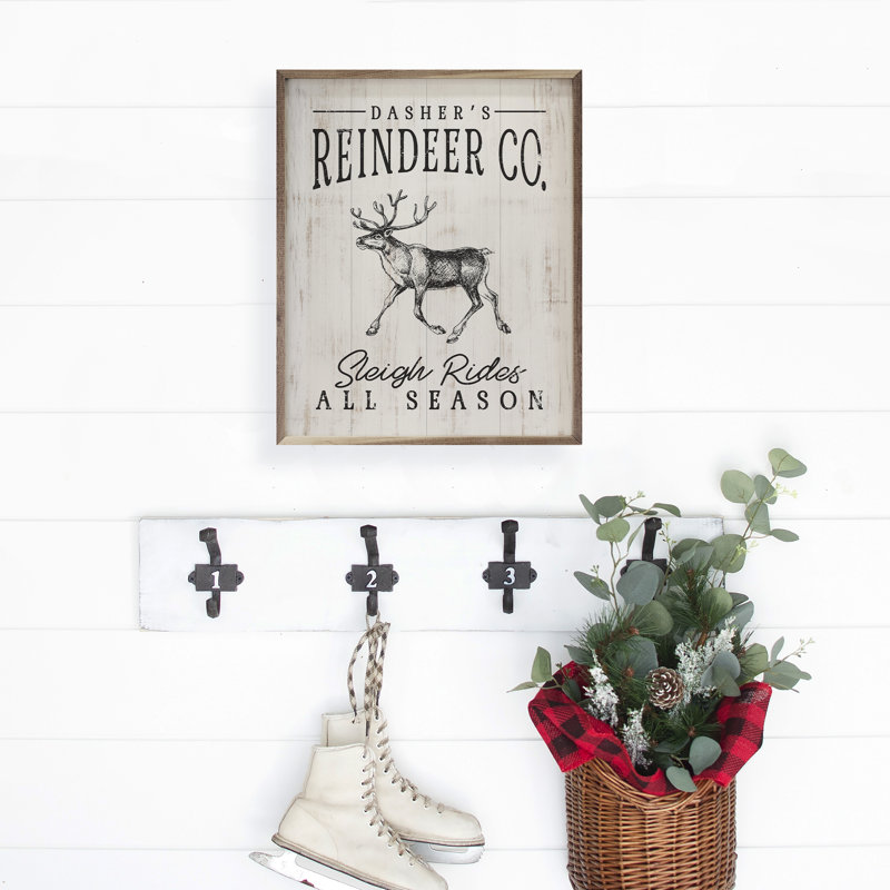 Dashers Reindeer Co - noir, Noir, H 30 po x l 24 po