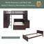 Lit mezzanine double avec lit simple, tablettes, bureau-1750040568