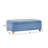  Contemporary Bouclé Upholstered Large Storage Ottoman With EZ Assembly Wood Legs-1435306225