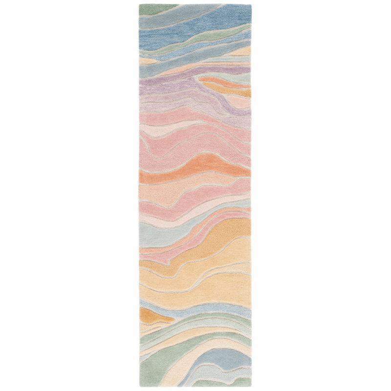 Rodeo Drive Abstract Hand Tufted Area Rug, Runner 69 x 244 cm