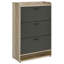 Armoire à chaussures en bois d'ingénierie à 3 niveaux Kyla-284768287