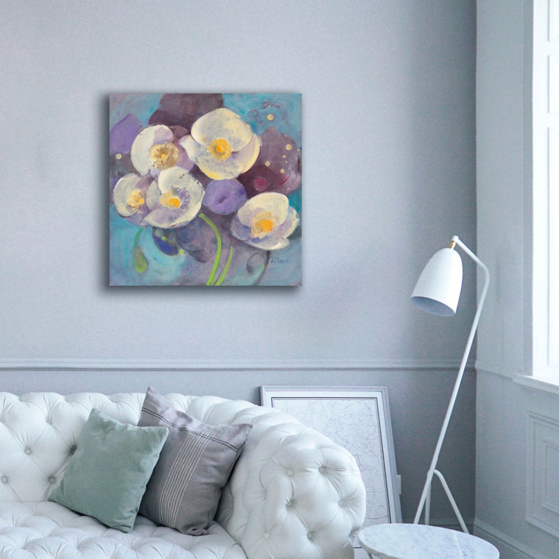 Art mural sur toile Papaver 2 'par Albena Hristova, 37 po x 37 po