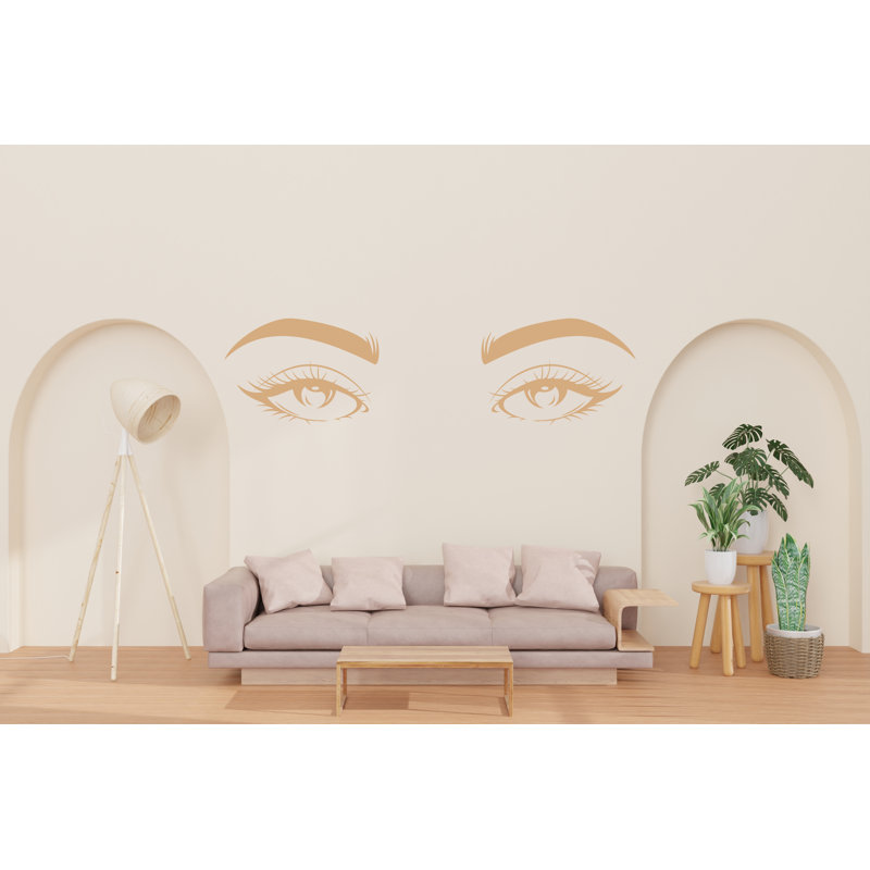 Adhésif décoratif yeux Boho, autocollants de lit décoratifs yeux, autocollants de lit, adhésif mural Hedboard, autocollant adhésif yeux, très grand lit très grand décor 095LU