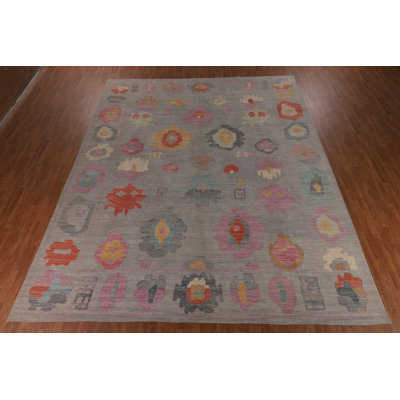 Vegetable Dye Oushak Oriental Large Rug 12