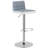 Plouffe Swivel Upholstered Adjustable Height Counter Stool with Metal Frame