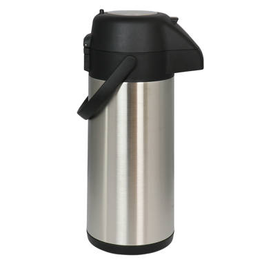 Airpot Thermos Coffee Carafe Insulated Inox Stainless Steel Coffee Beverage  Dispenser with Pump Thermal Vacuum Jug Free Shipping