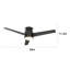 Ventilateur de plafond encastré 3 pales 52 "avec lumières DEL et télécommande Doras-1749694150