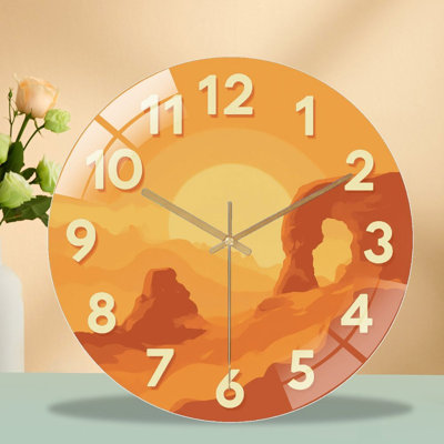 Horloge murale 12 po Sunset
