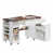 White + Walnut