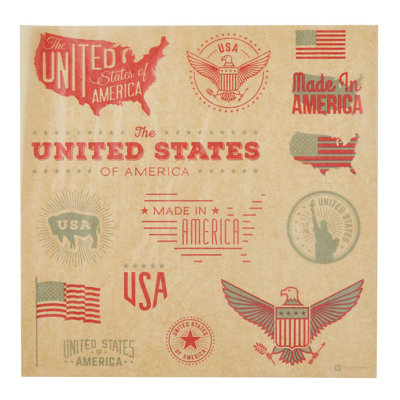Restaurantware-RW Base 12 Inch Deli Papers, 200 Born In The USA Sandwich Wrapping Papers - No Added PFAS, Greaseproof, Kraft Paper Food Basket Liners, Microwavable, For Restaurants Or Cafes