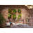 11.8'' Faux Succulent Plant in Wood Planter