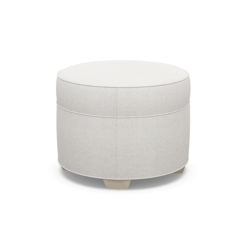 Round Ottoman, 9637-49, Sandstone