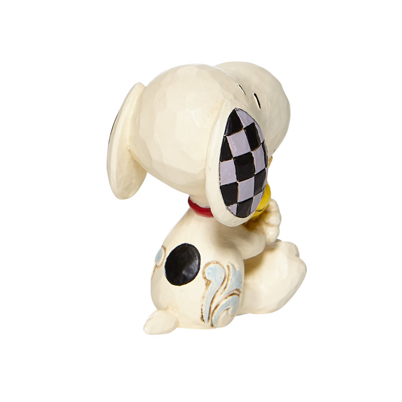 Peanuts by Jim Shore Mini Snoopy and Woodstock Figurine 2.5in H