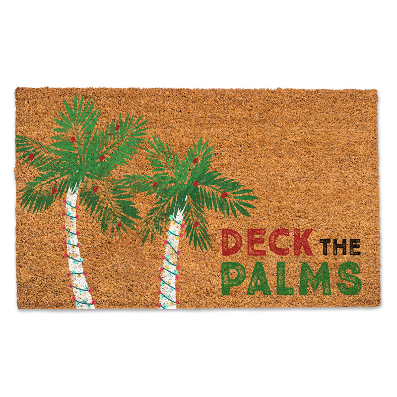 Jaszmine Non-Slip Christmas Outdoor Doormat