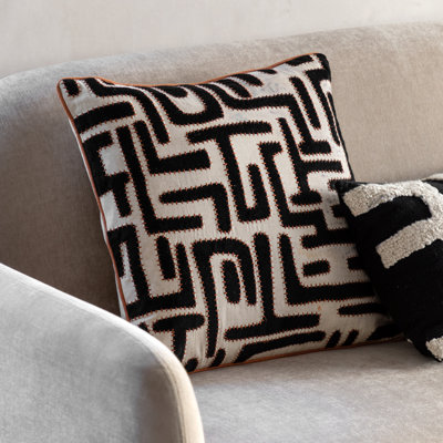 Geometric Square Throw Cushion
