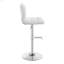 Tabouret de bar ajustable blanc (ensemble de 2)