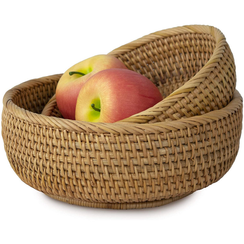 Bay Isle Home Bribie Wicker Serving Bowl