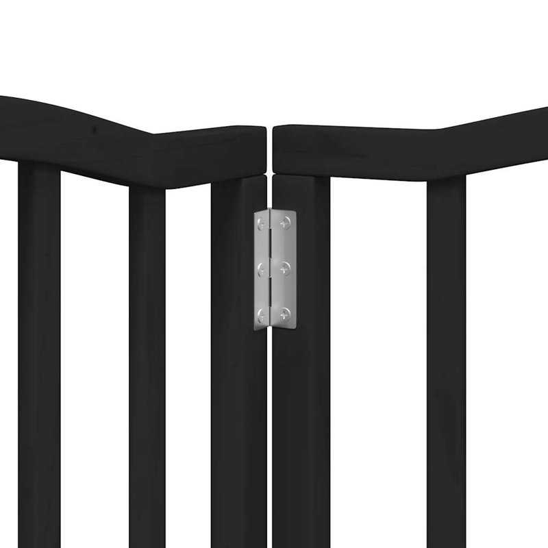Lissie Solid Wood Dog House Door, 60cm H x 750cm W x 2cm D, Black