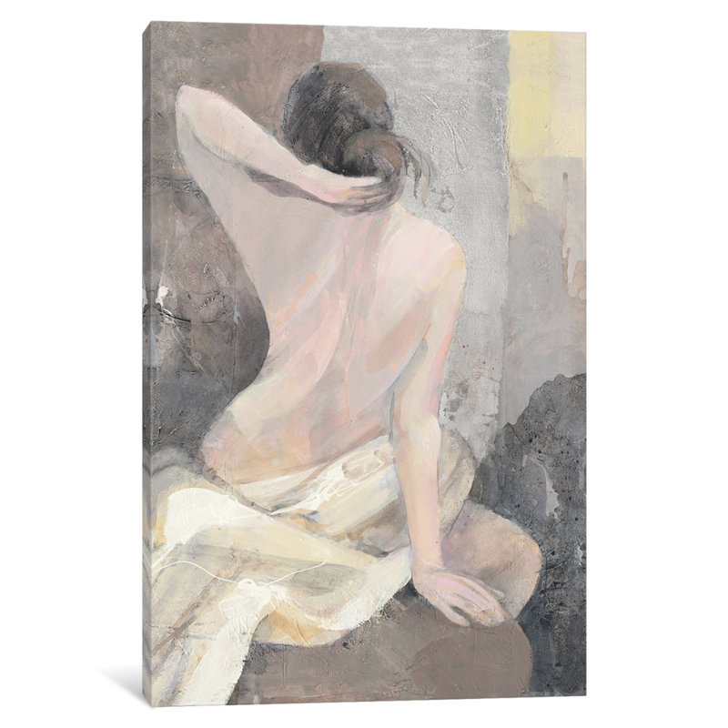 Après le bain I, reproduction d'art sur toile tendue, H 26 po x l 18 po x P 1,5 po, Toile tendue