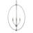 Jheni Three-Light Brushed Nickel Foyer Pendant-127419985