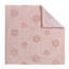 Chic Pink Floral Bedding Set, Chenille Reversible Style For Home