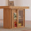 Bureau rectangulaire en bois massif Burlywood-575708355