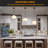 Natural Alabaster Pendant Light Brass