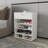 White Shoe Rack with 1-Drawer
