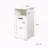 Laundry Cabinet with Removable Liner Bags and Open Shelf