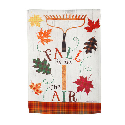 Drapeau de jardin en polyester 18 x 12,5 po