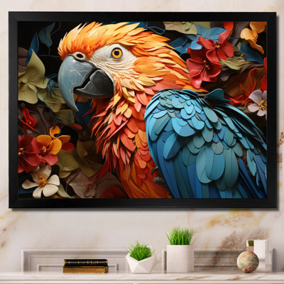 Red Parrot Parrots Parade - Animals Canvas Prints
