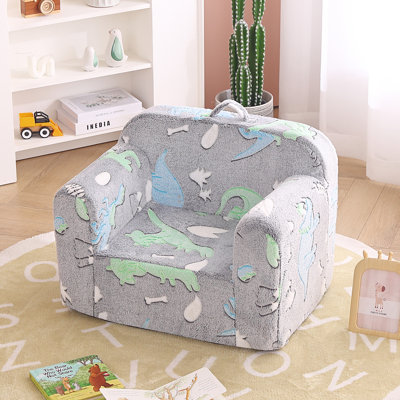 Kids Sofa Toddler Chair, Children Couch With Side Pockets by WELNOW