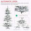 Arbre de Noël artificiel enneigé 8 pi