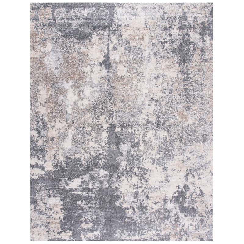 Tapis gris clair / gris Hassell, Rectangle 12 pi x 18 pi