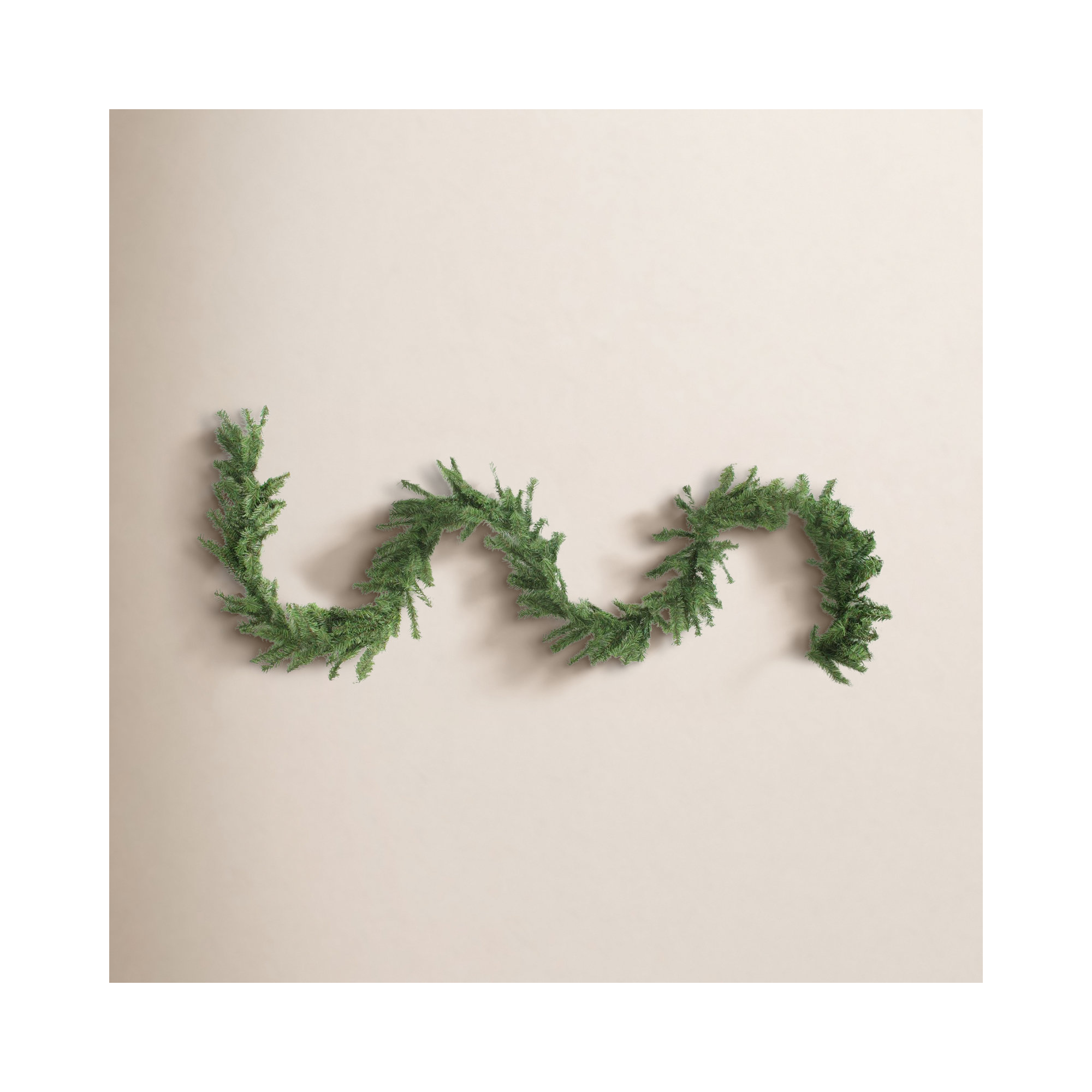 Canadian Pine Artificial Christmas Garland Unlit, 8'' H x 1200" L x 8'' D