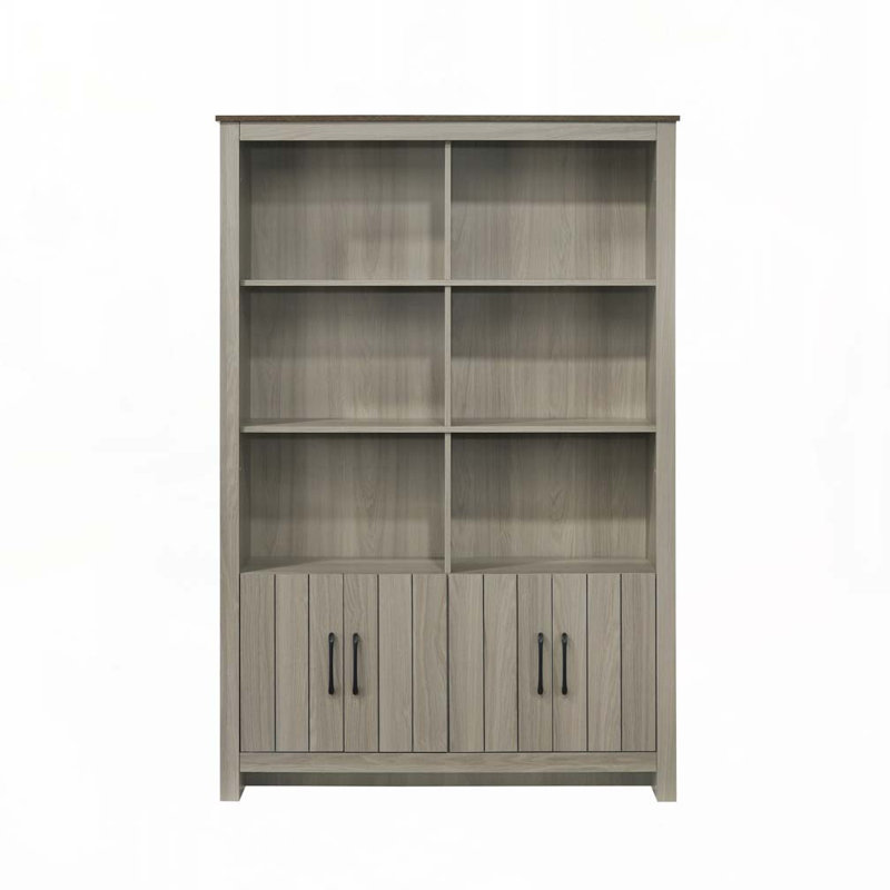 Bibliothèque en chêne gris Nyla
