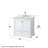 Deborah 36'' Single Bathroom Vanity with Marble Top-40065092-61125967