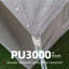 Tentes gonflables pour le camping (beige)
