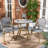 Casidy Wicker Premium All-Weather Wicker Outdoor Dining Side Chair-792026924