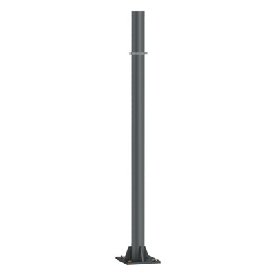10Ft Heavy Duty Steel Shade Sail Pole, 3" Diameter