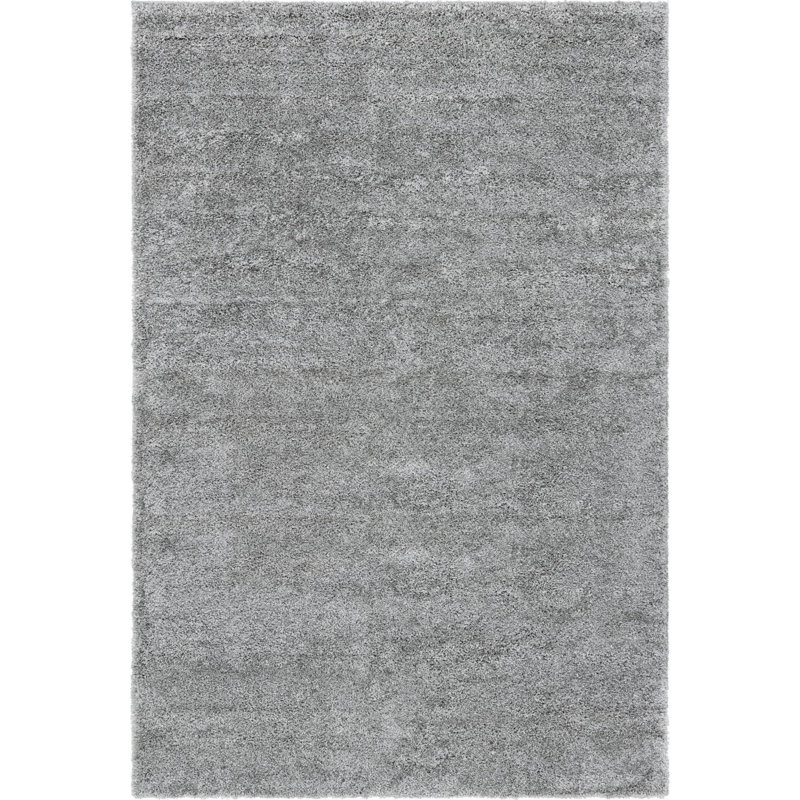 Area Rug, Light Gray, Rectangle 6'1" x 9'