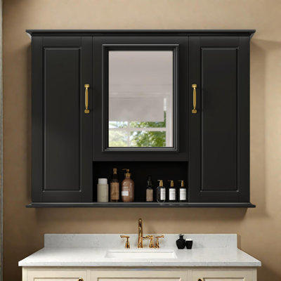 Armoire de toilette murale 36 po avec 3 portes