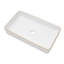 Lavabo de salle de bain vasque rectangulaire en céramique 14 po Rosefray