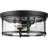 Gunther Matte Black 2 - Bulb Outdoor Flush Mount