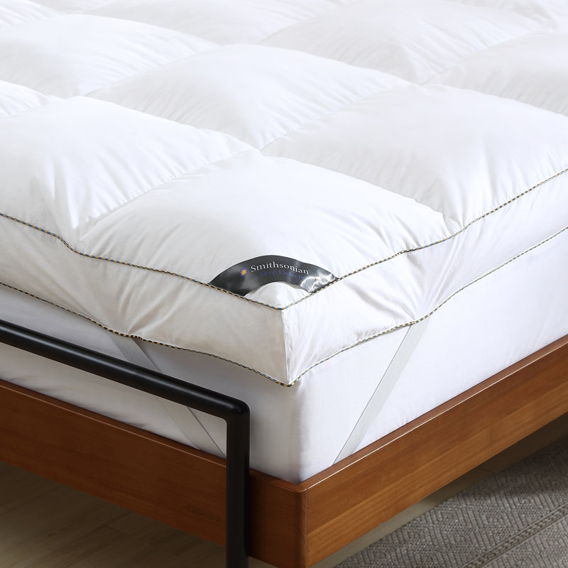 Queen White Down Featherbed Mattress Topper