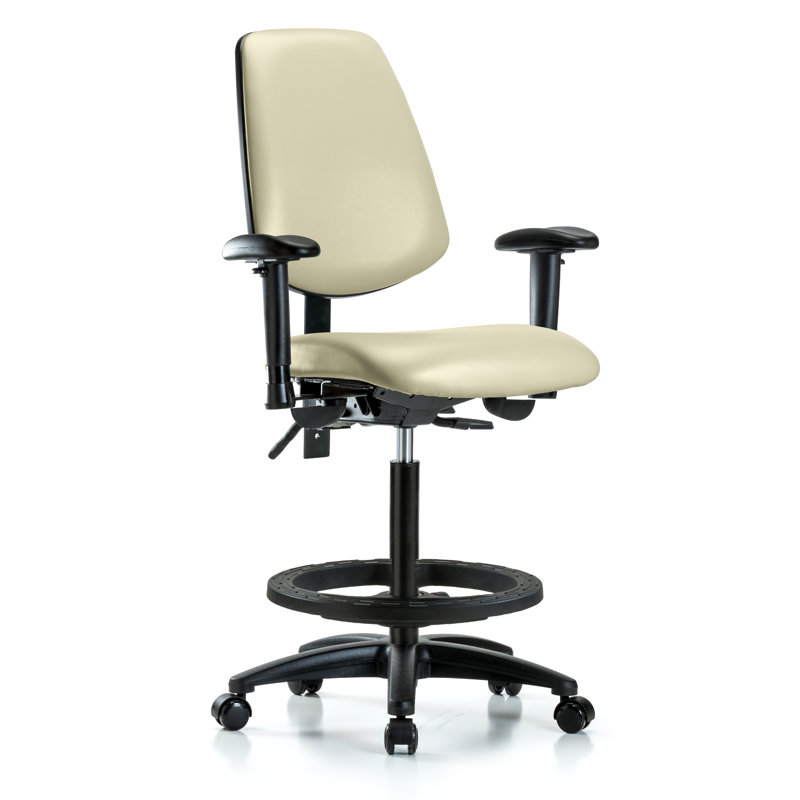 Fauteuil de dessin ergonomique Caleb, Adobe, Roulettes, Inclus